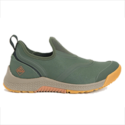 Image of Muck Boot Outscape Low Slip-on Men's Shoe in Moss
