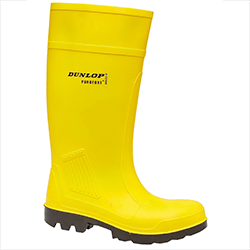 Small Image of Dunlop Purofort Professional Full Safety Wellington - Yellow - UK 4