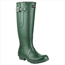 Image of Cotswold Windsor Tall Wellington Boot - Green  - UK 3