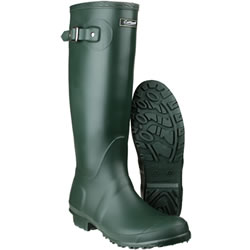 Image of Womens Cotswold Sandringham Wellington Boots - Green - UK 3