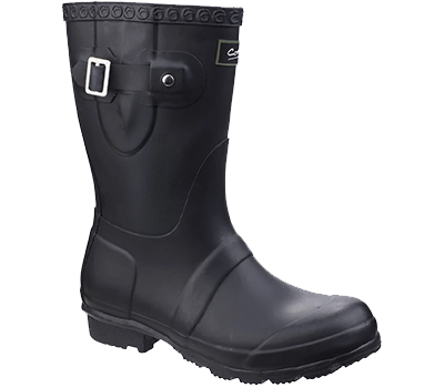 Image of Cotswold Windsor Short Wellington - Black - UK 3