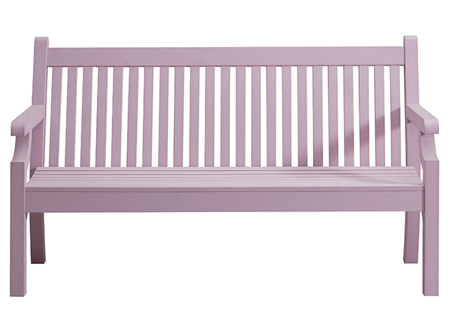 Image of Winawood Sandwick 3 Seat Bench in Petal Lilac