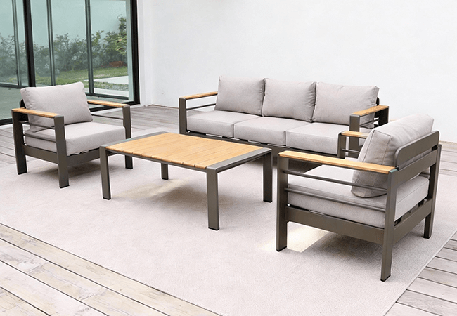 Image of Garden Living Cozumel Lounge Set by Woodlodge