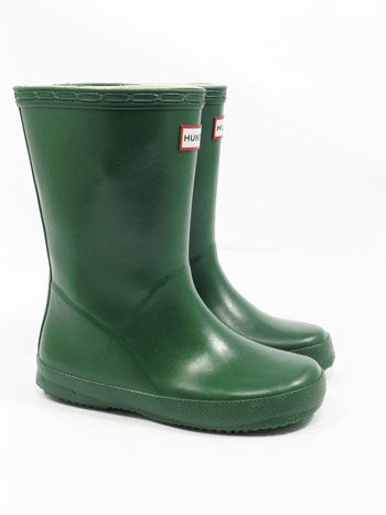 Kids First Hunter Wellies - Green - Spin Image